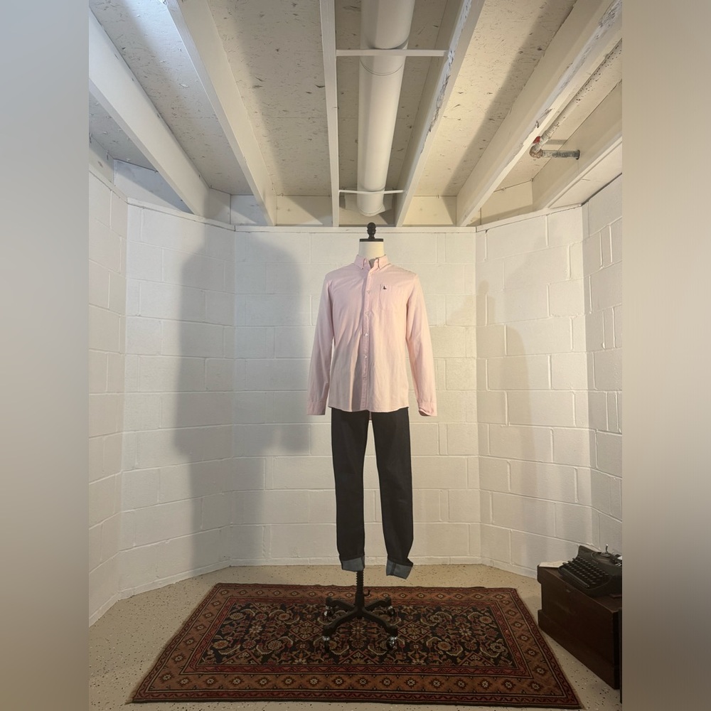 Medium Classic Fit Jack Wills Pink Oxford Cloth Button Down Shirt